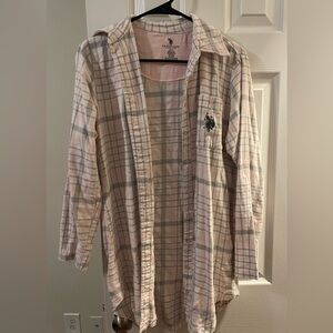 Small Pink Ralph Lauren Women’s Flannel